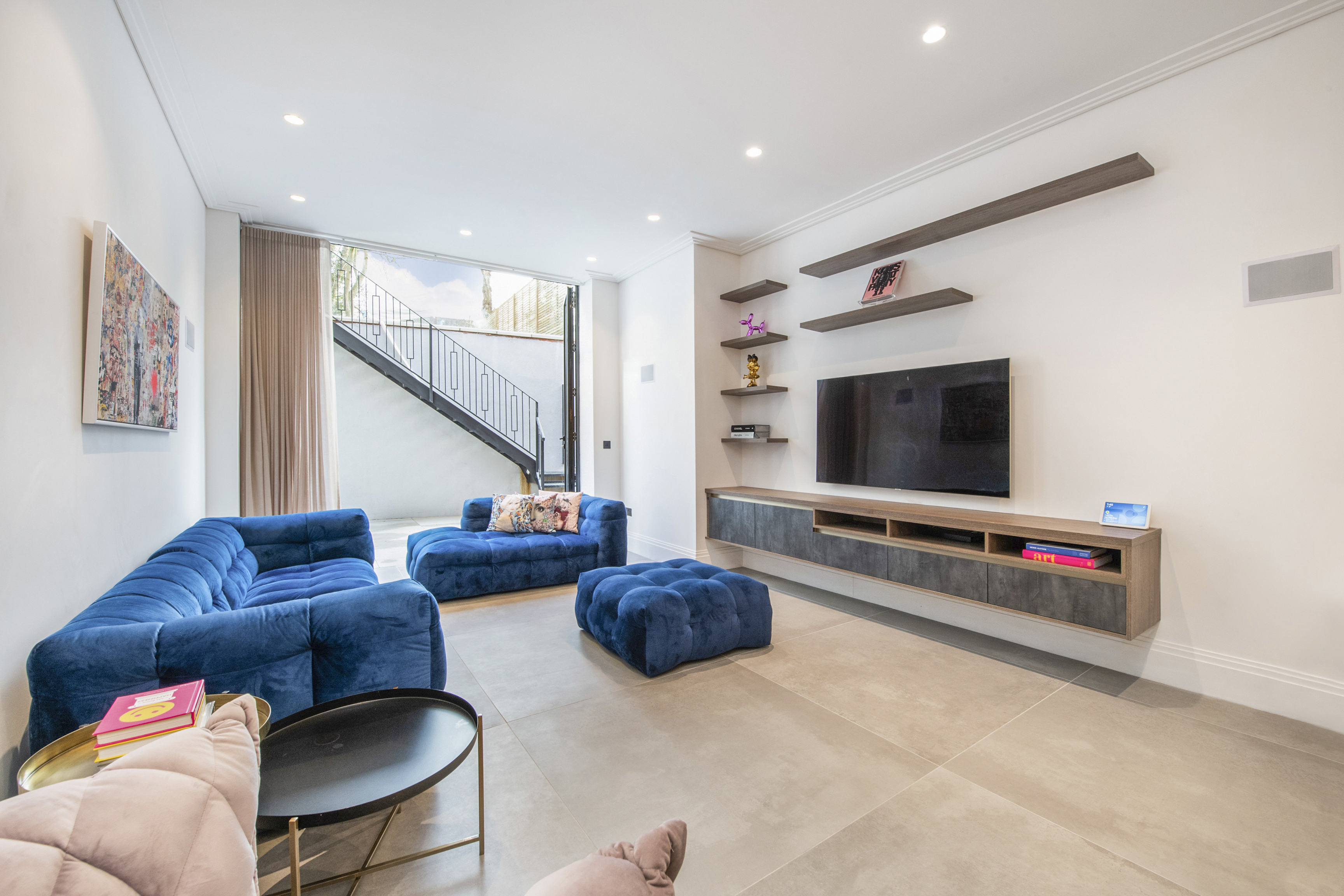 Basement playroom conversion, North London, by Hozea Construction