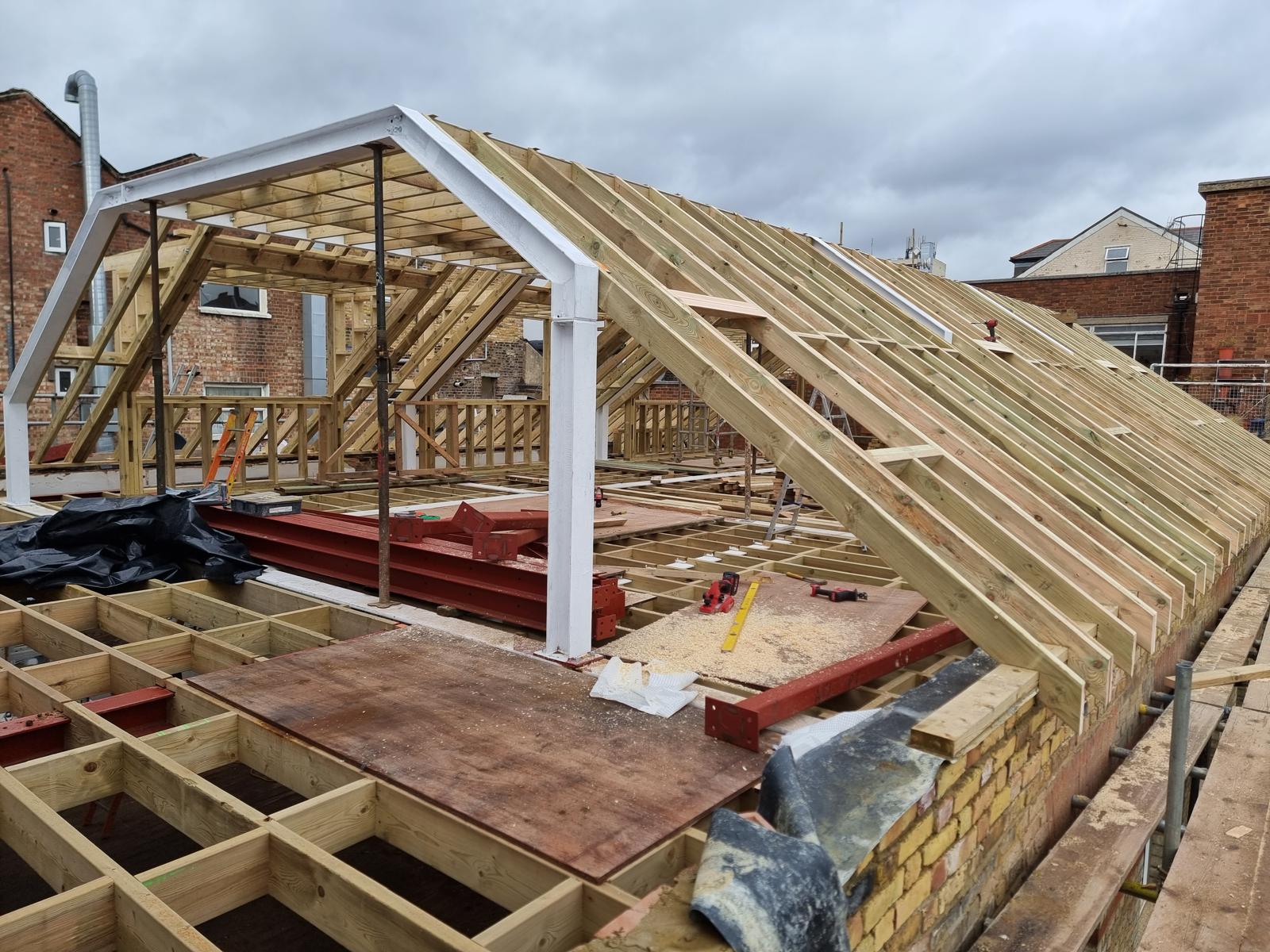 Recent building project by Hozea Construction in North London